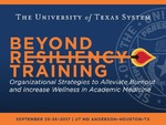 Beyond Resiliency Training: Organizational Strategies to Alleviate Burnout and Increase Wellness in Academic Medicine