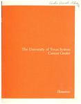 The University of Texas System Cancer Center Pamphlet by The University of Texas MD Anderson Cancer Center