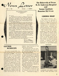 Newsletter, Volume 01, Number 01, May 1956