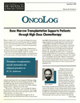 OncoLog Volume 34, Number 02, April-June 1989 by Vicki Huff PhD