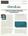 OncoLog Volume 35, Number 01, January-March 1990 by Staff