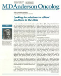 OncoLog, Volume 39, Number 04 October-December 1994 by Linda N. Eppich, Maureen E. Goode, and Kathryn L. Hale