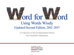 Word for Word PDF Book by Editing Services, Research Medical Library (formerly Scientific Publications)