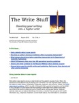 The Write Stuff - Autumn 2016 (Vol. 13, No. 4) by Research Medical Library