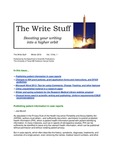 The Write Stuff - Winter 2016 (Vol. 13, No. 1) by Research Medical Library