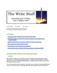 The Write Stuff - Spring 2017 (Vol. 14, No. 2) by Research Medical Library