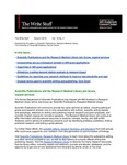 The Write Stuff - Autumn 2019 (Vol.16, No.4) by Research Medical Library