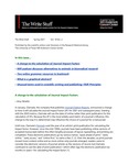 The Write Stuff - Spring 2021 (Vol. 18, No. 2) by Research Medical Library